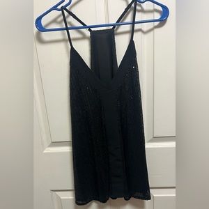 Beautiful black sequin dress top